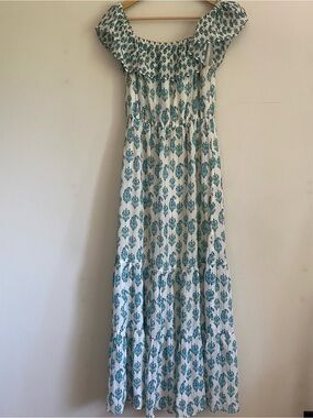 Club Monaco Silk Blend Floral Maxi Dress